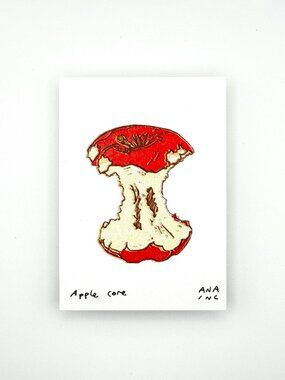 Ana Inciardi Apple Core Mini Art Print